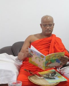 Very first book of my books presented to Ven. Hoorigas-wewa Rathanapale Tero